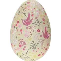 Påskeegg metall, med påskemotiv, 14,5 cm