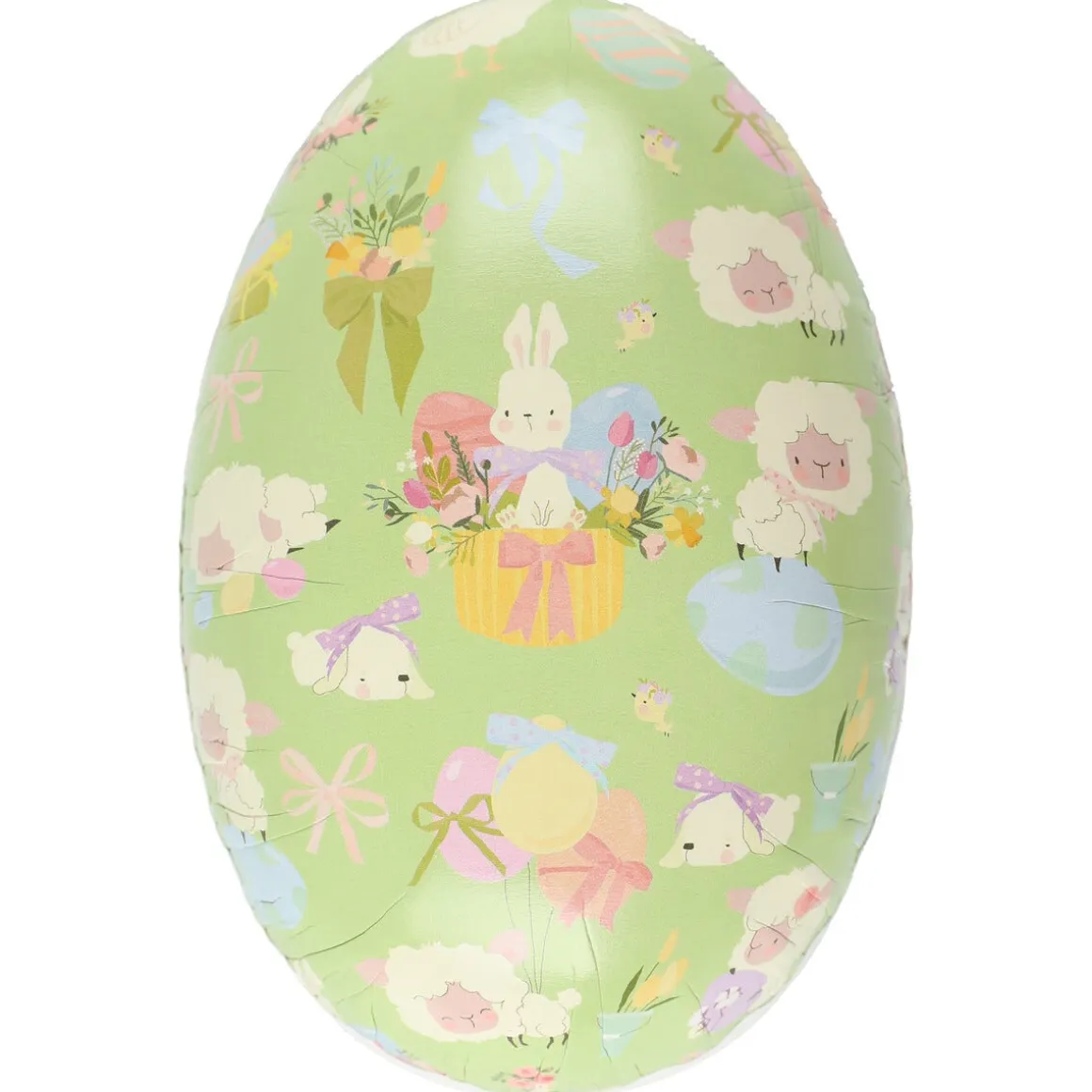 Påskeegg papp med fargerike motiv, 15 cm