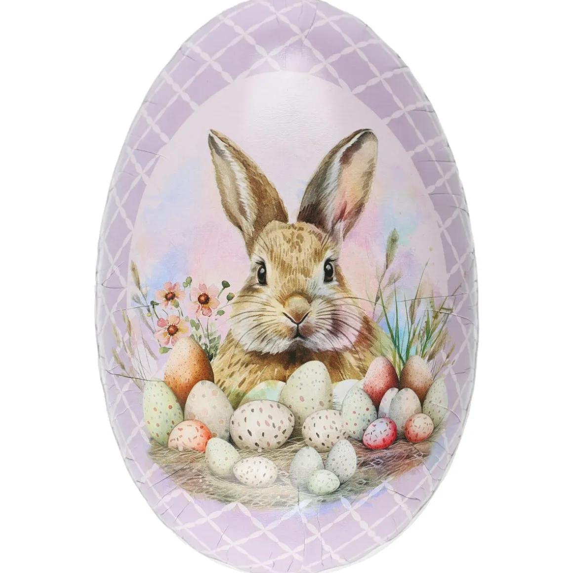 Påskeegg papp med klassiske påskemotiv, 15 cm