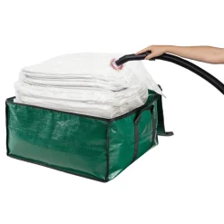 Puteoppbevaring med vakuumpose 168 l, 50 x 50 x 25 cm