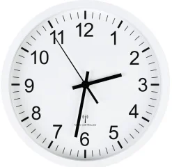 Radiokontrollert veggklokke, 32 cm