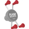RAM X-Grip Rubber Cap gummifester med lim, 4-pakning