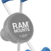 RAM X-Grip Rubber Cap gummifester med lim, 4-pakning