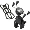 RAM X-Grip Tough-Claw mobilholder for MC, elsparkesykkel og snøscooter