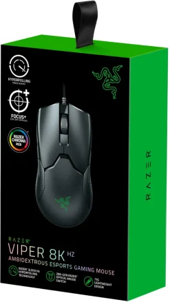 Razer Viper 8KHz gamingmus for høyre og venstrehendte