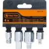 Reduksjonstapp 1/4, 3/8, 1/2", 4 deler