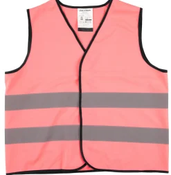 Refleksvest, rosa, Clas Ohlson