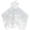 Regnponcho transparent onesize med trykknapper
