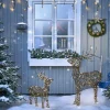 Reinsdyr med LED-lys, 105 cm