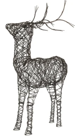 Reinsdyr med LED-lys, 105 cm