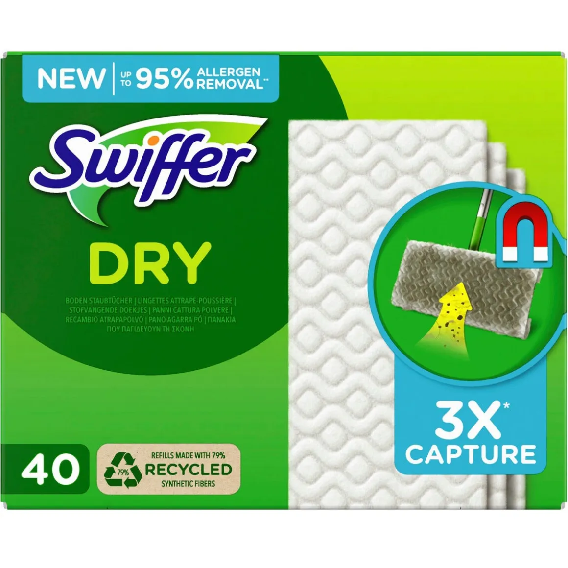 Rengjøringskluter refill Swiffer Sweeper