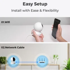 Reolink E1 wifi innendørs overvåkningskamera