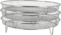 Rist til airfryer, 3 lag, Ø20 x 10 cm