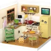 Rolife Super Creator miniatyrrom Happy Meals Kitchen, fra 14 år