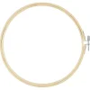 Rund broderiring i bambus, 21 cm