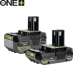 Ryobi batterier One+ Compact 18 V 2,0 Ah / 4,0 Ah RB18242X