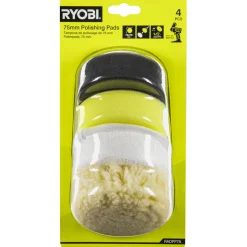 Ryobi poleringspute 75 mm 4-pakning, RADPP75