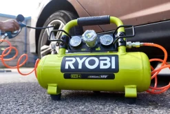 Ryobi R18AC-O batteridrevet kompressor, 8,3 bar