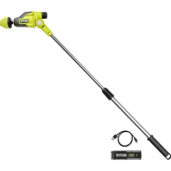 Ryobi RTS4-120G elektrisk rengjøringsbørste, teleskop, 4 V