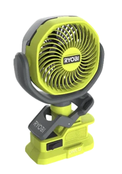 Ryobi One+ 18 V vifte med klemmefeste RCF18-0