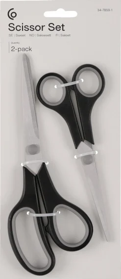 Saks universal, 17,5/20,5 cm, 2-pakning