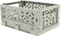 Sammenleggbar boks av resirkulert plast, XS 16,5 x 12 x 8 cm