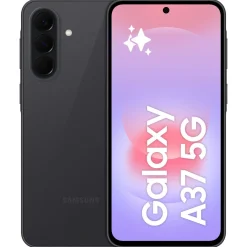 Samsung Galaxy A37 smarttelefon 128 GB, Awesome Charcoal