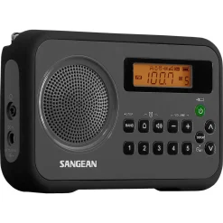 Sangean PR-D18 AM/FM-radio med klokkeradio