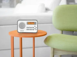 Sangean PR-D18 AM/FM-radio med klokkeradio