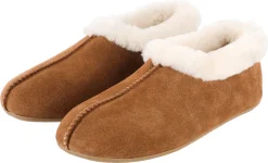 Saueskinnstøfler dame/herre, beige