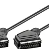 SCART-kabel hann til hann, 1,5 m