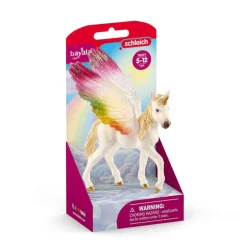 Schleich Bayala enhjørningsføll med regnbuevinger, fra 5 år