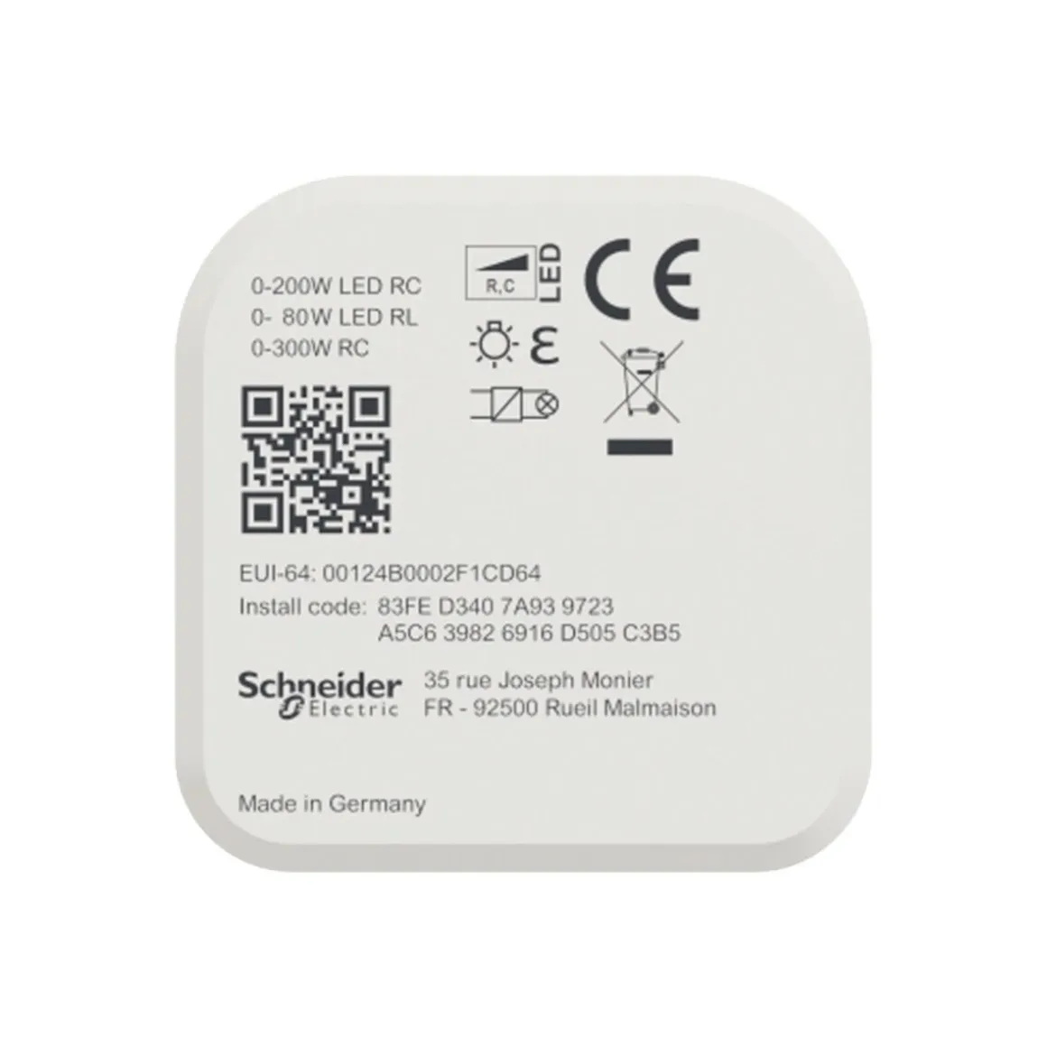 Schneider Wiser Zigbee CTT5010-0003 dimmer