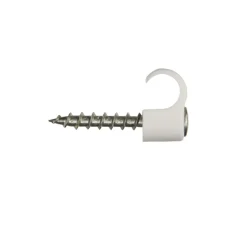 Schneider kabelklemme for rund kabel 8-12 mm, hvit