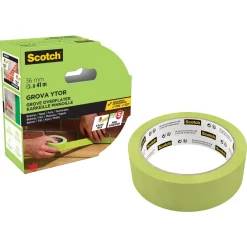 Scotch grønn maskeringsteip for grove overflater, 36 mm × 41 m