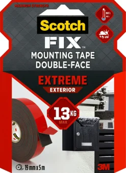 Scotch-Fix Extreme Exterior dobbeltsidig teip, 13 kg