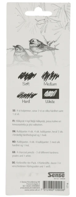 Sense kullstifter, 4-pack