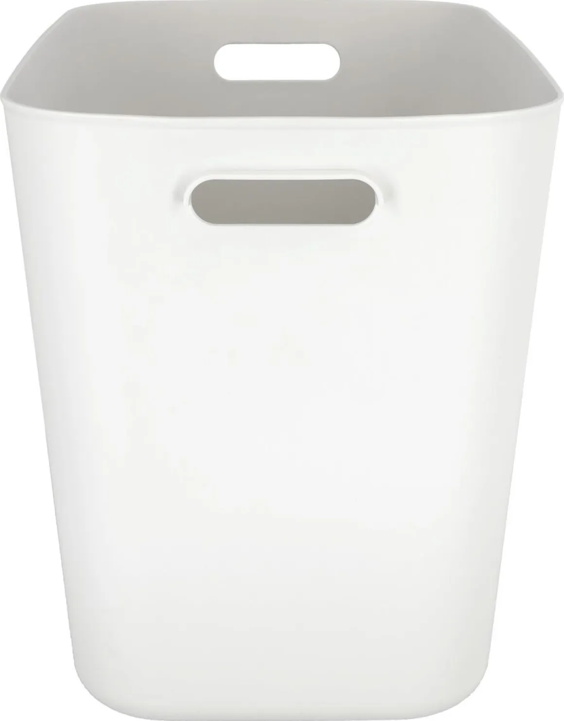 Serenity oppbevaringsboks i plast uten lokk, hvit