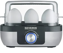 Severin Deluxe eggkoker med elektronisk styring, 6 egg