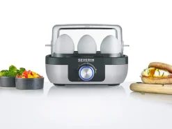 Severin Deluxe eggkoker med elektronisk styring, 6 egg
