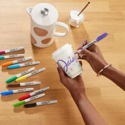 Sharpie permanente tusjer pastell fin spiss 4-pakning