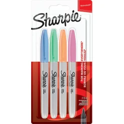 Sharpie permanente tusjer pastell fin spiss 4-pakning