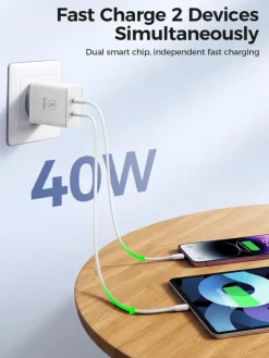 SiGN 2 x USB-C PD hurtiglader 40 W