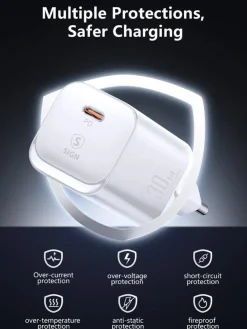 SiGN USB-C PD USB-C hurtiglader 30 W