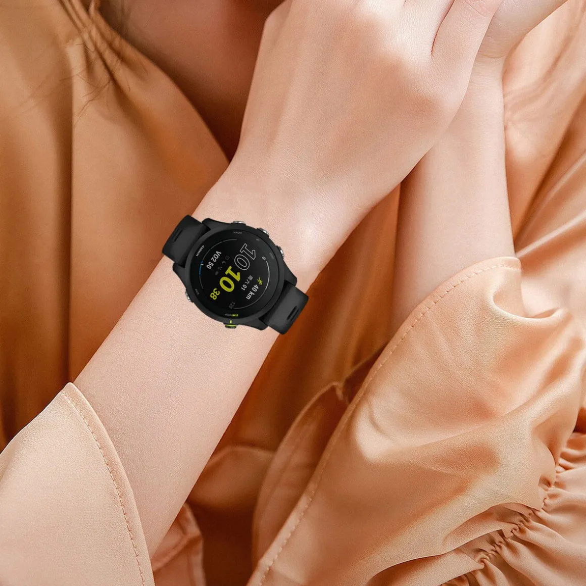 Silikonarmbånd for Garmin Venu 3S, 18 mm