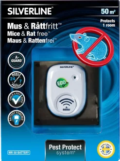Silverline Mus & Råttfritt MR50 batteridrevet museskremmer