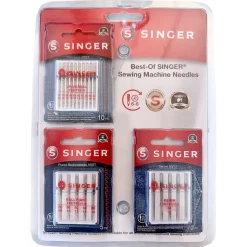 Singer symaskinnåler, jeans og universal, 20-pakning