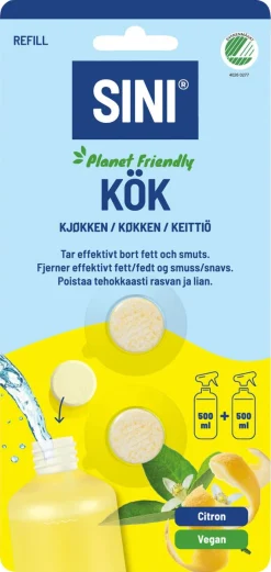 Sini refill for kjøkken, 2-pakning