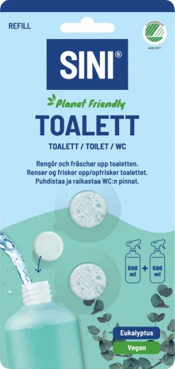 Sini refill toalettrengjøring, 2-pakning