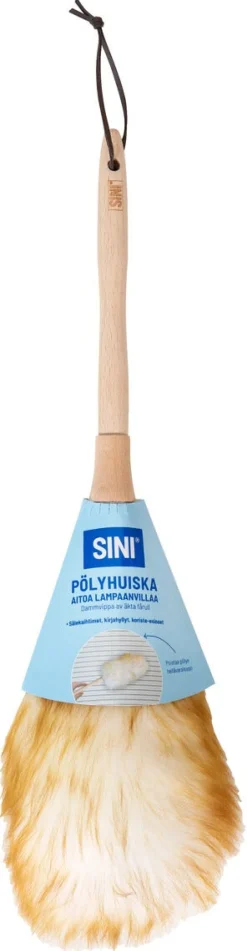 Sini støvkost av lammeull, 48 cm